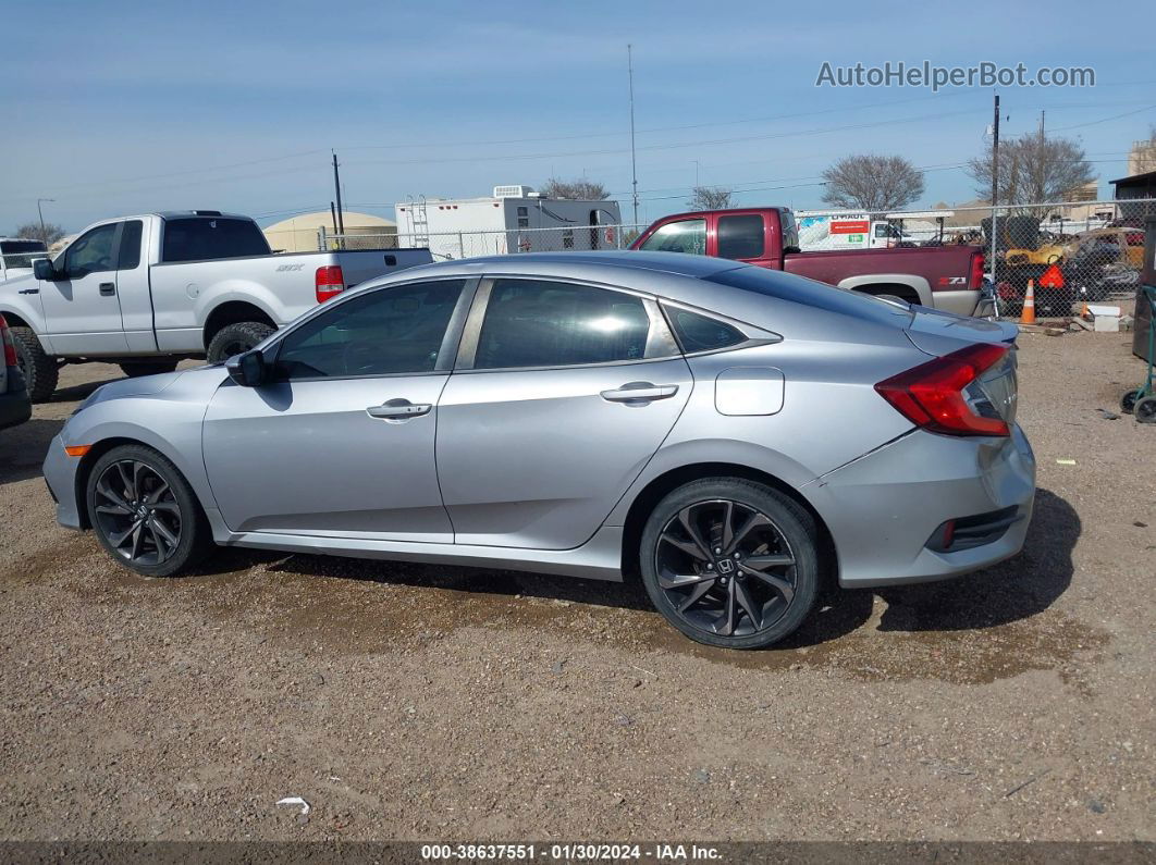 2019 Honda Civic Sport Silver vin: 19XFC2F85KE046461