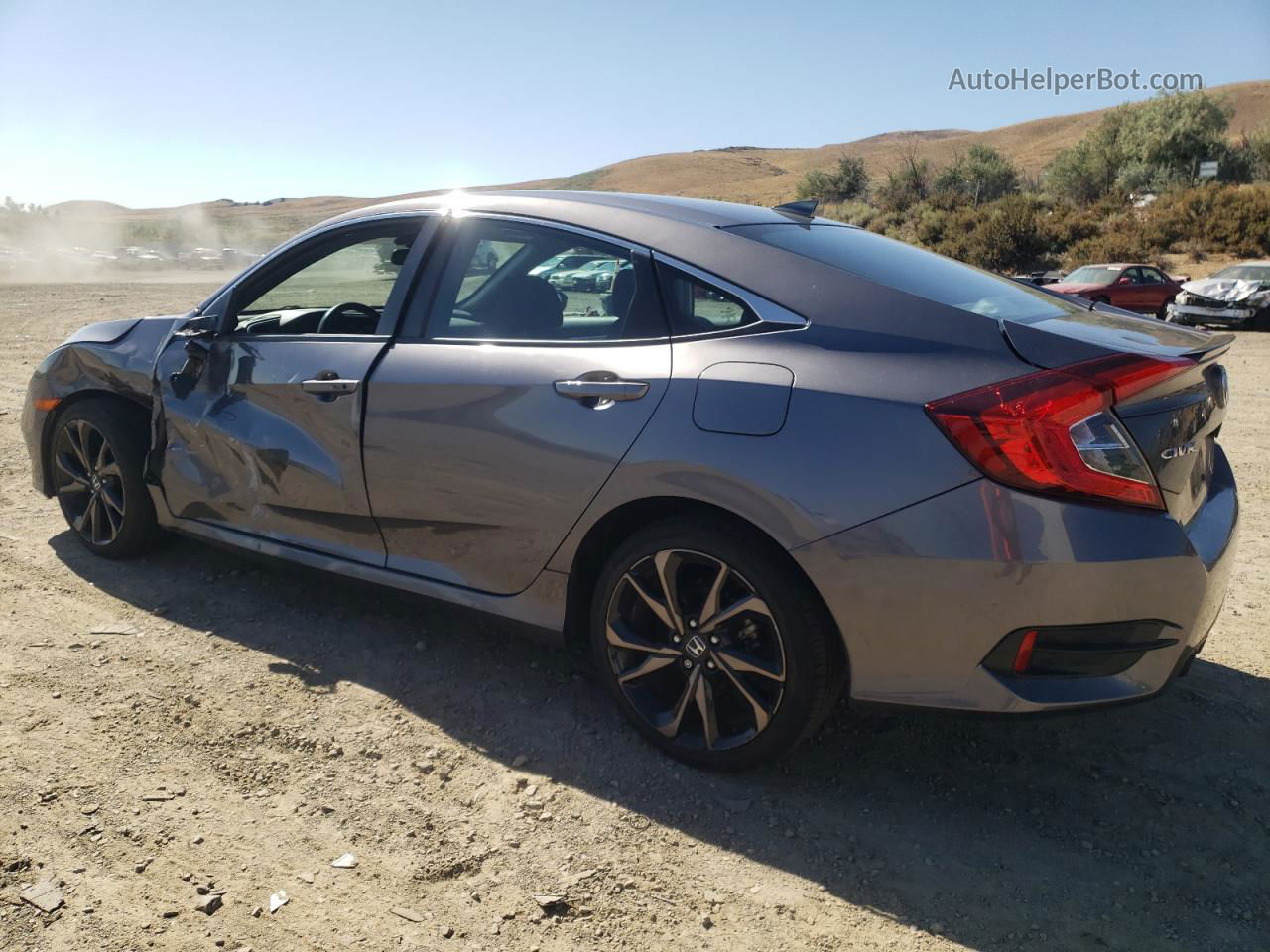 2019 Honda Civic Sport Gray vin: 19XFC2F85KE209187