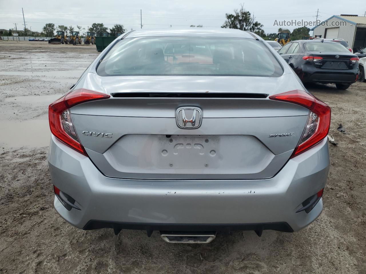 2020 Honda Civic Sport Silver vin: 19XFC2F85LE007824