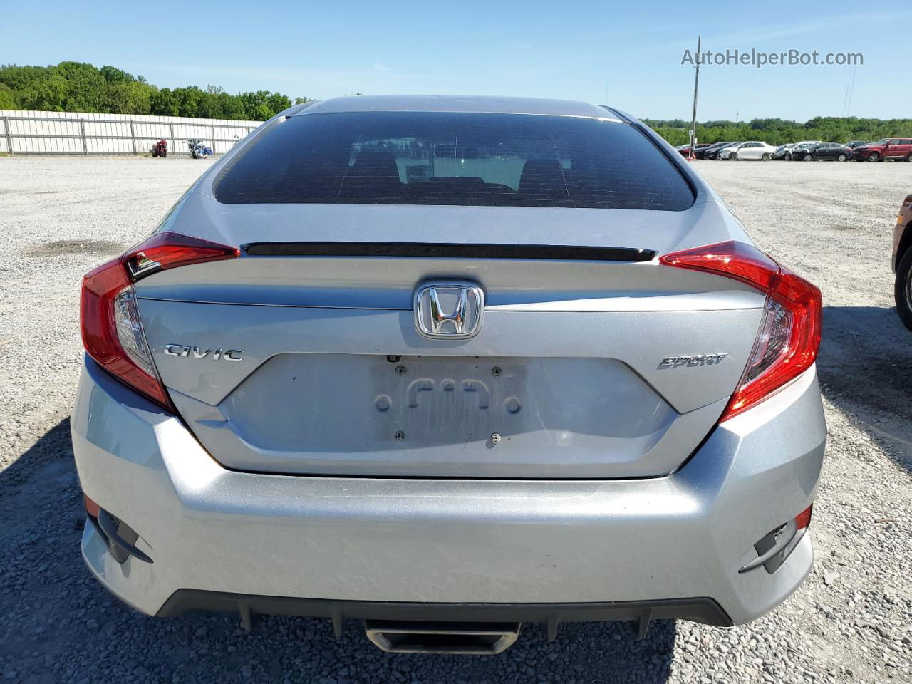 2020 Honda Civic Sport Silver vin: 19XFC2F85LE021190