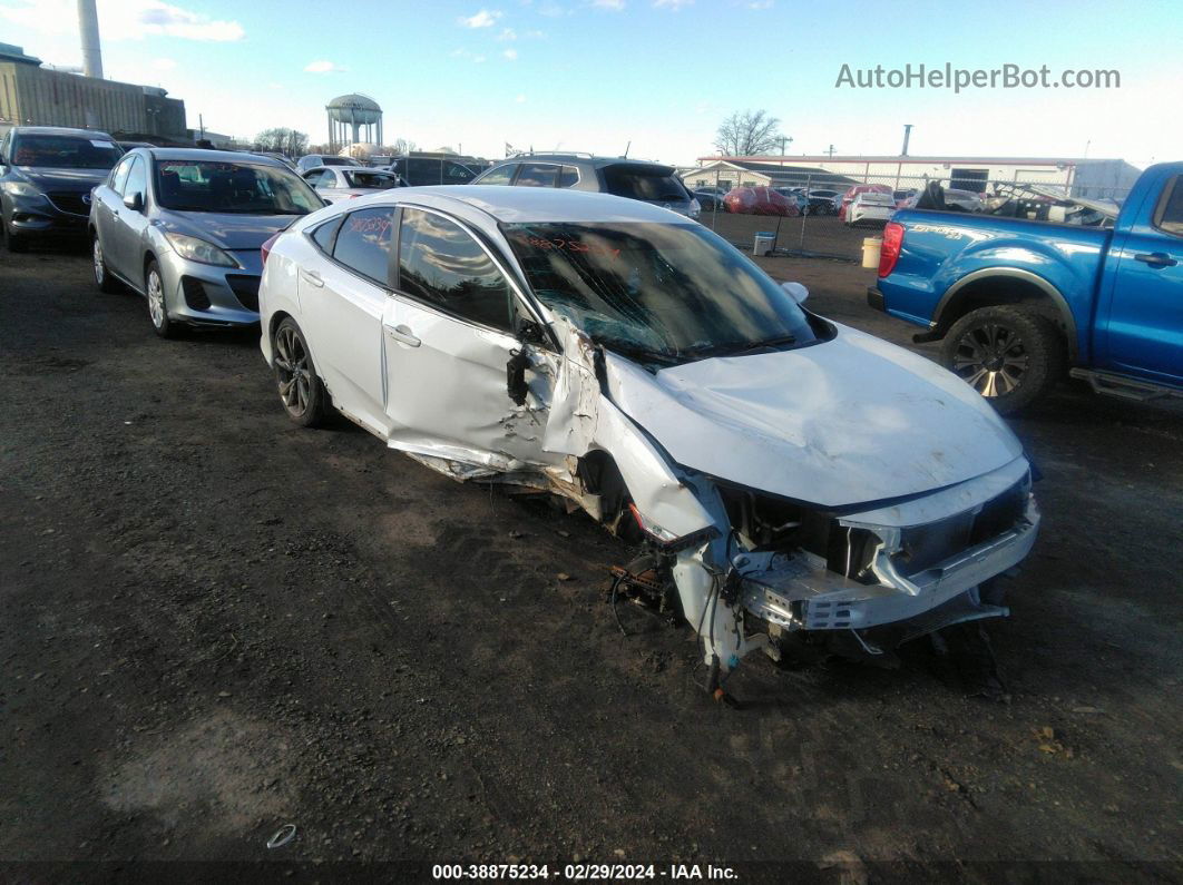 2020 Honda Civic Sport White vin: 19XFC2F85LE212771