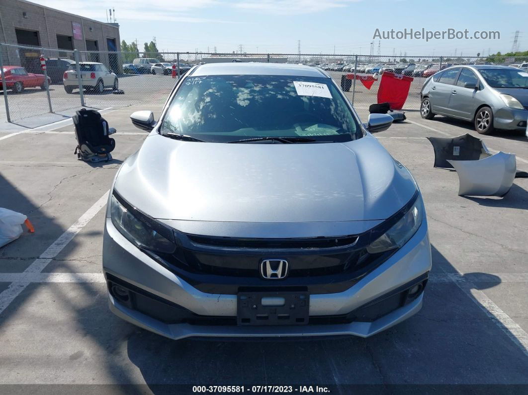 2019 Honda Civic Sedan Sport Silver vin: 19XFC2F86KE208646