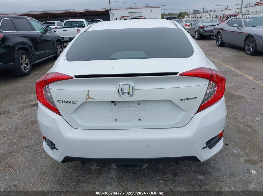 2020 Honda Civic Sport White vin: 19XFC2F86LE017018