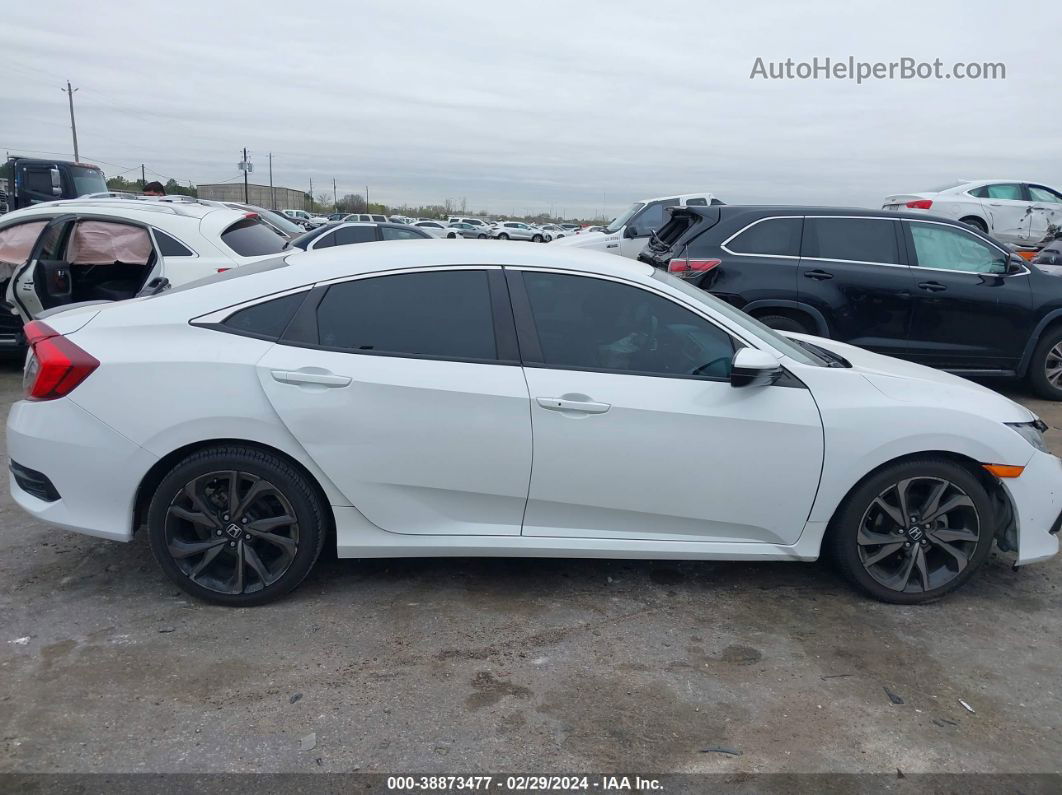 2020 Honda Civic Sport Белый vin: 19XFC2F86LE017018