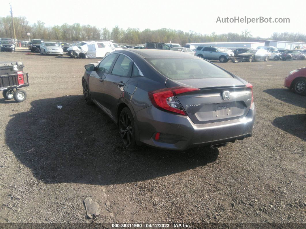 2020 Honda Civic Sedan Sport Gray vin: 19XFC2F86LE214500