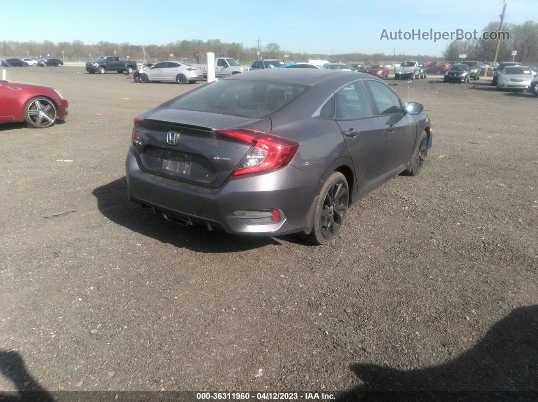 2020 Honda Civic Sedan Sport Gray vin: 19XFC2F86LE214500