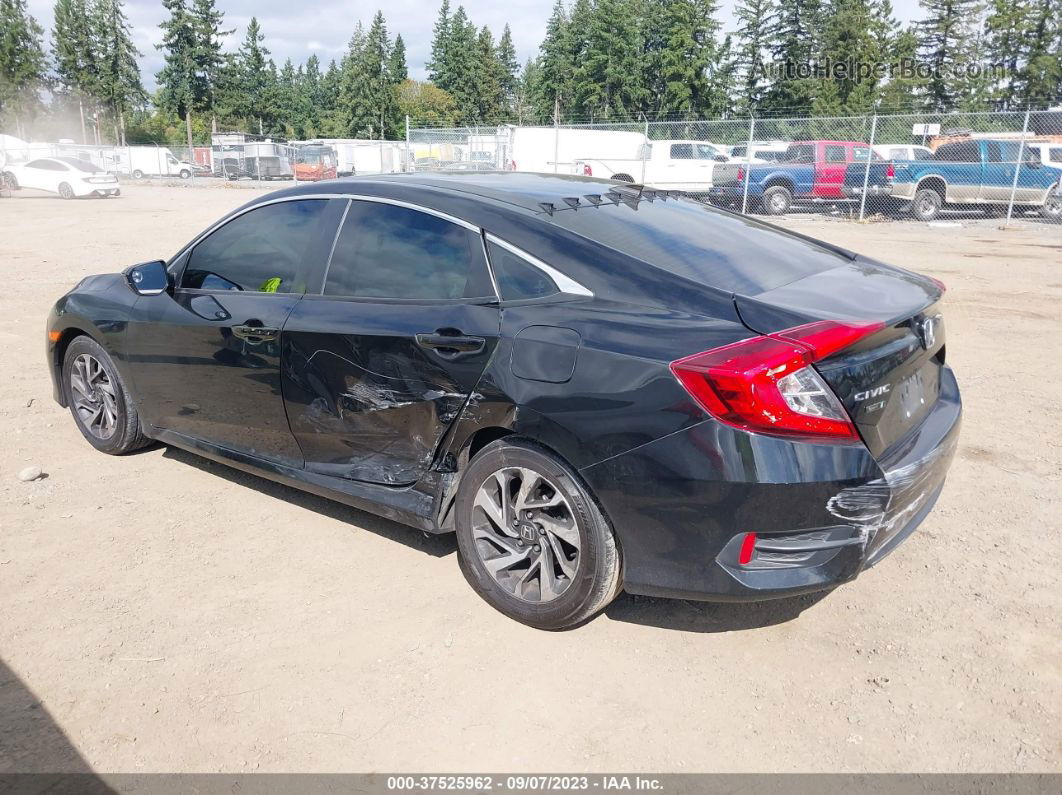 2016 Honda Civic Sedan Ex Black vin: 19XFC2F87GE214916