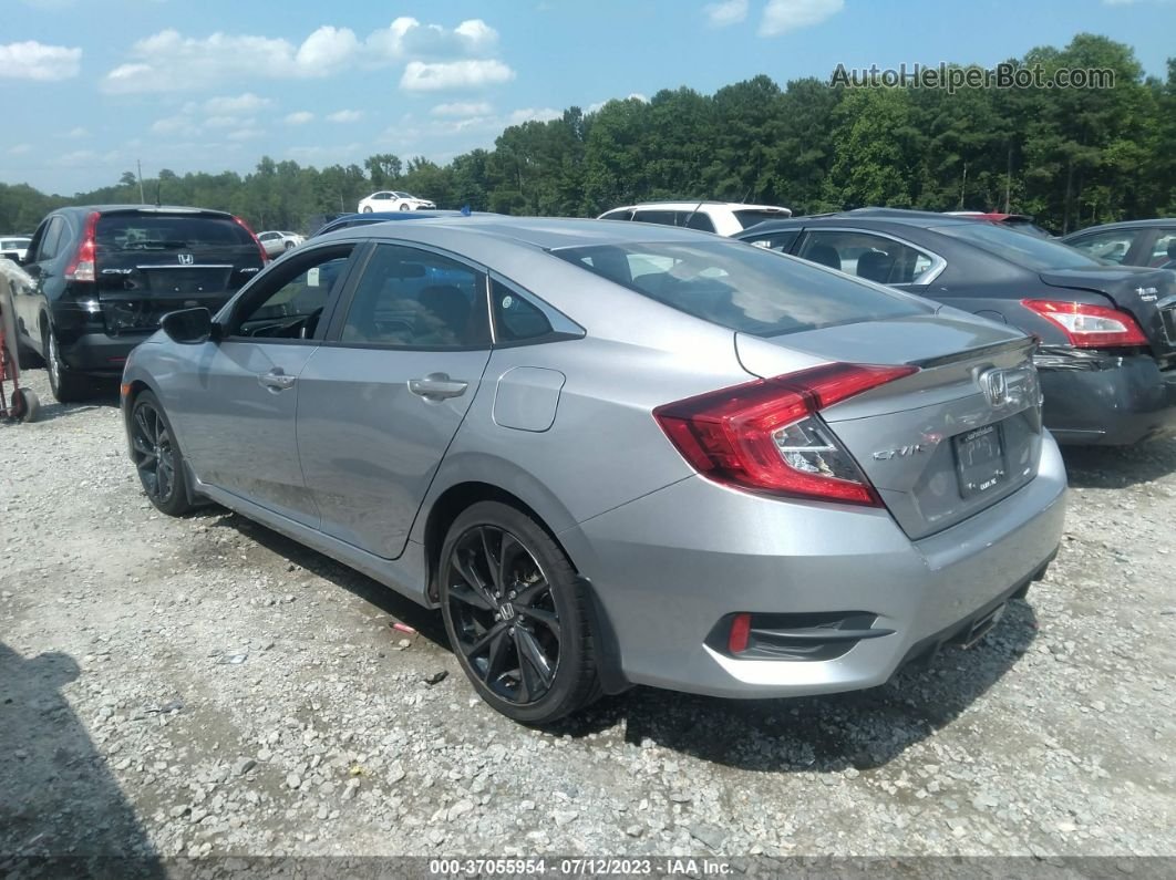 2019 Honda Civic Sedan Sport Серый vin: 19XFC2F87KE025580