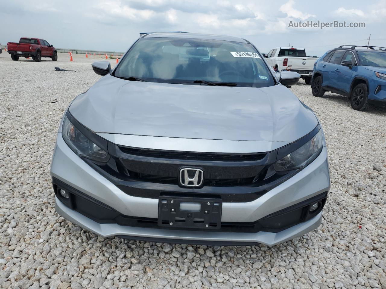 2020 Honda Civic Sport Silver vin: 19XFC2F87LE013995