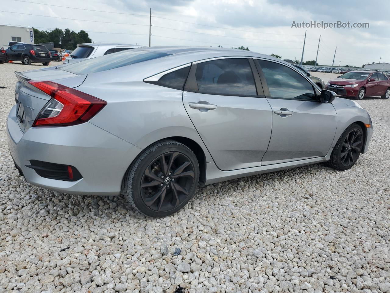 2020 Honda Civic Sport Silver vin: 19XFC2F87LE013995