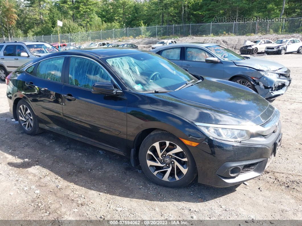 2016 Honda Civic Sedan Ex Черный vin: 19XFC2F88GE224385