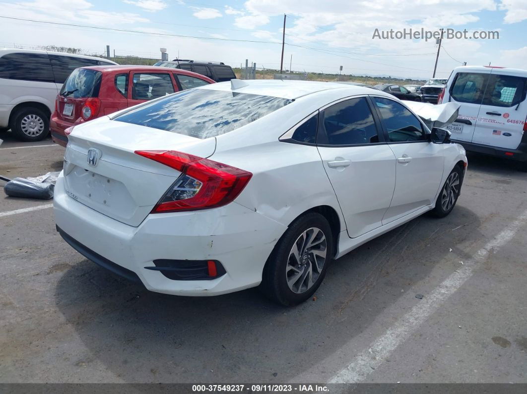 2017 Honda Civic Ex White vin: 19XFC2F88HE075364