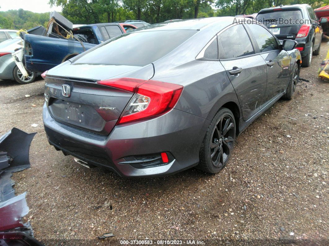 2019 Honda Civic Sport Gray vin: 19XFC2F88KE002616