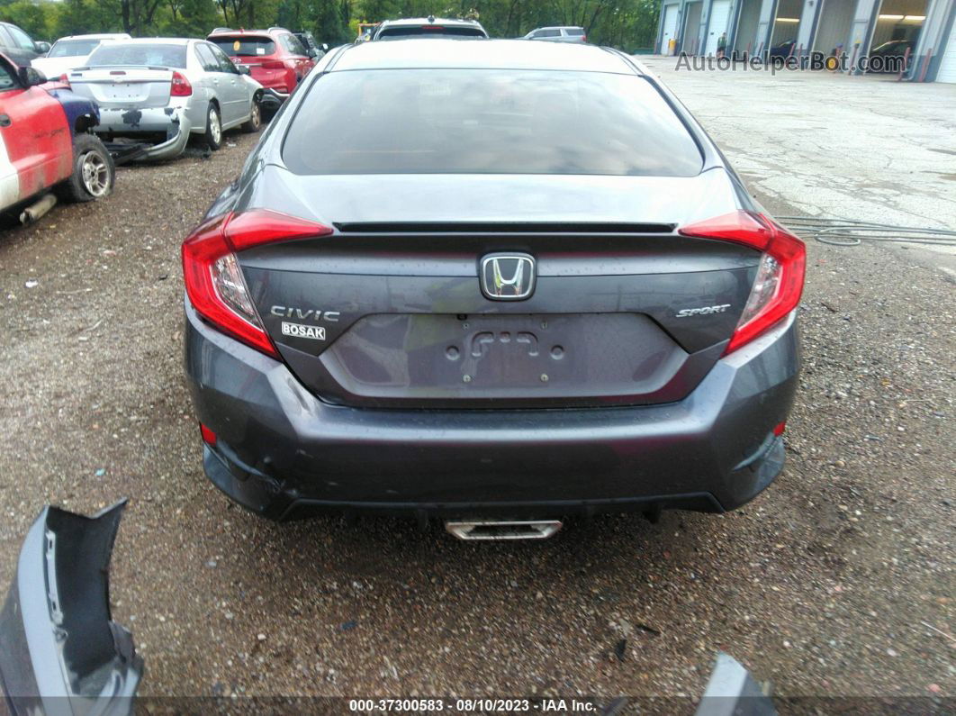 2019 Honda Civic Sport Gray vin: 19XFC2F88KE002616