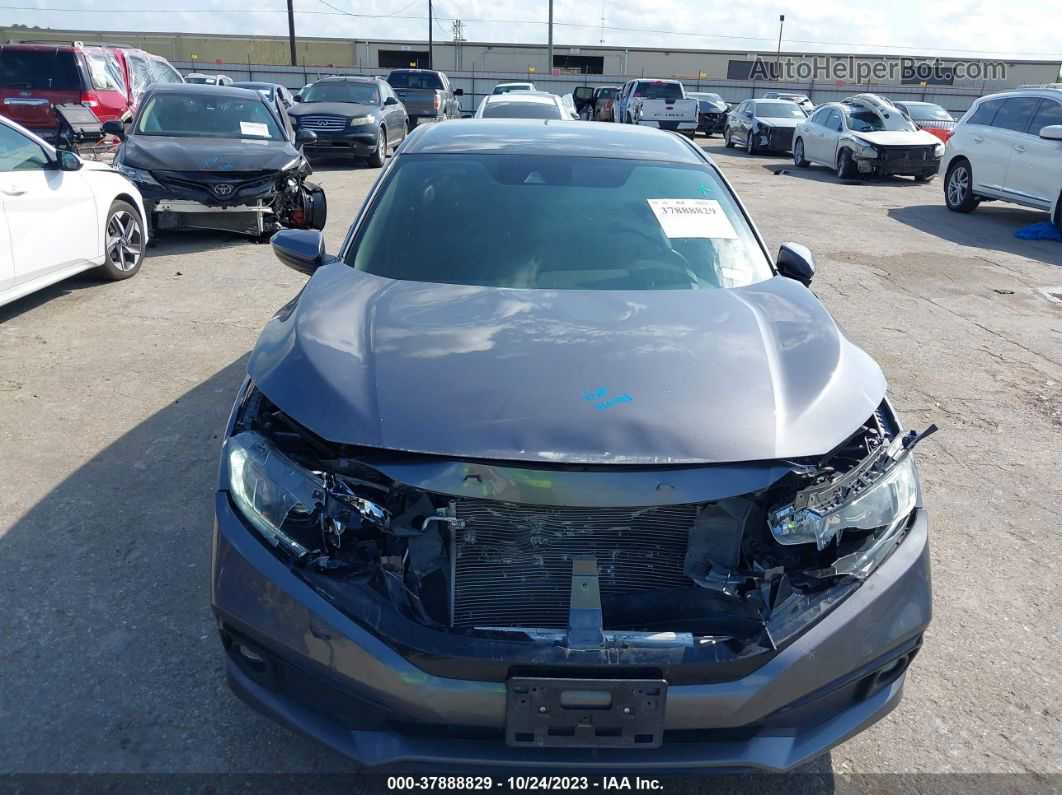 2019 Honda Civic Sport Gray vin: 19XFC2F88KE004057