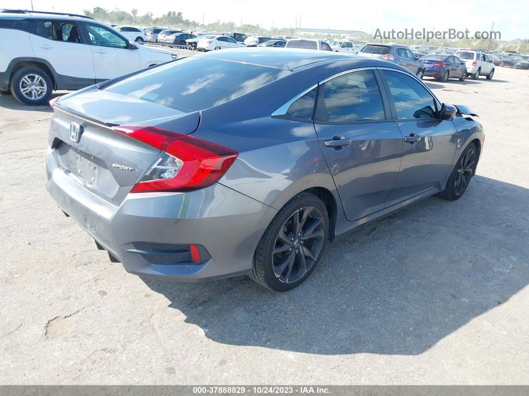 2019 Honda Civic Sport Серый vin: 19XFC2F88KE004057