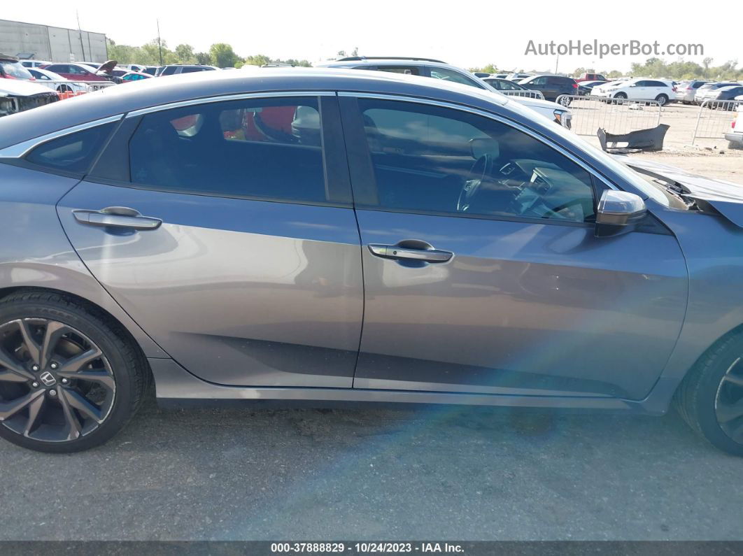 2019 Honda Civic Sport Gray vin: 19XFC2F88KE004057