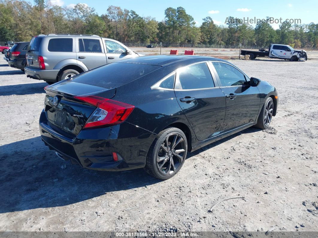 2020 Honda Civic Sport  Black vin: 19XFC2F88LE000737