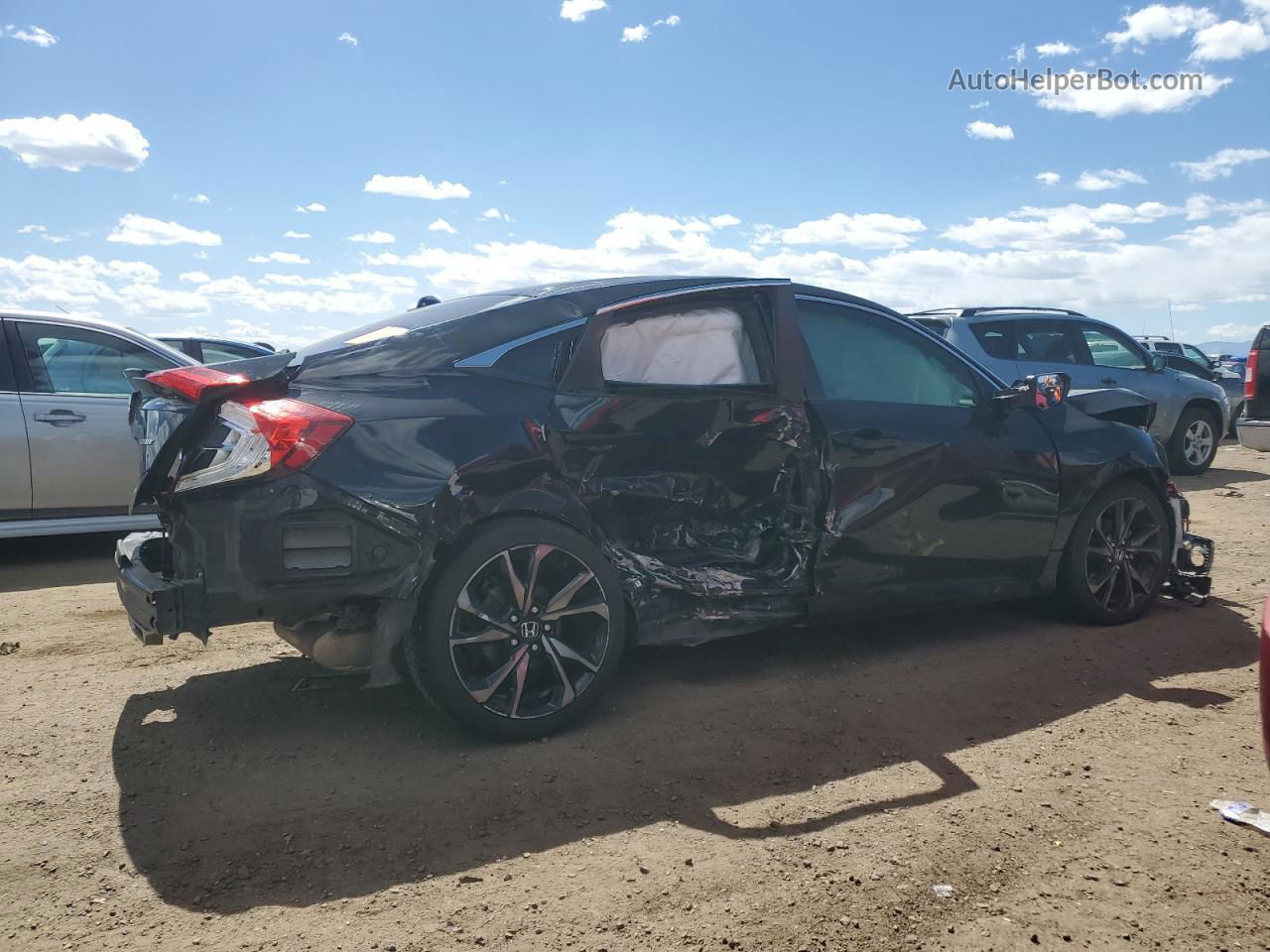 2019 Honda Civic Sport Black vin: 19XFC2F89KE038038