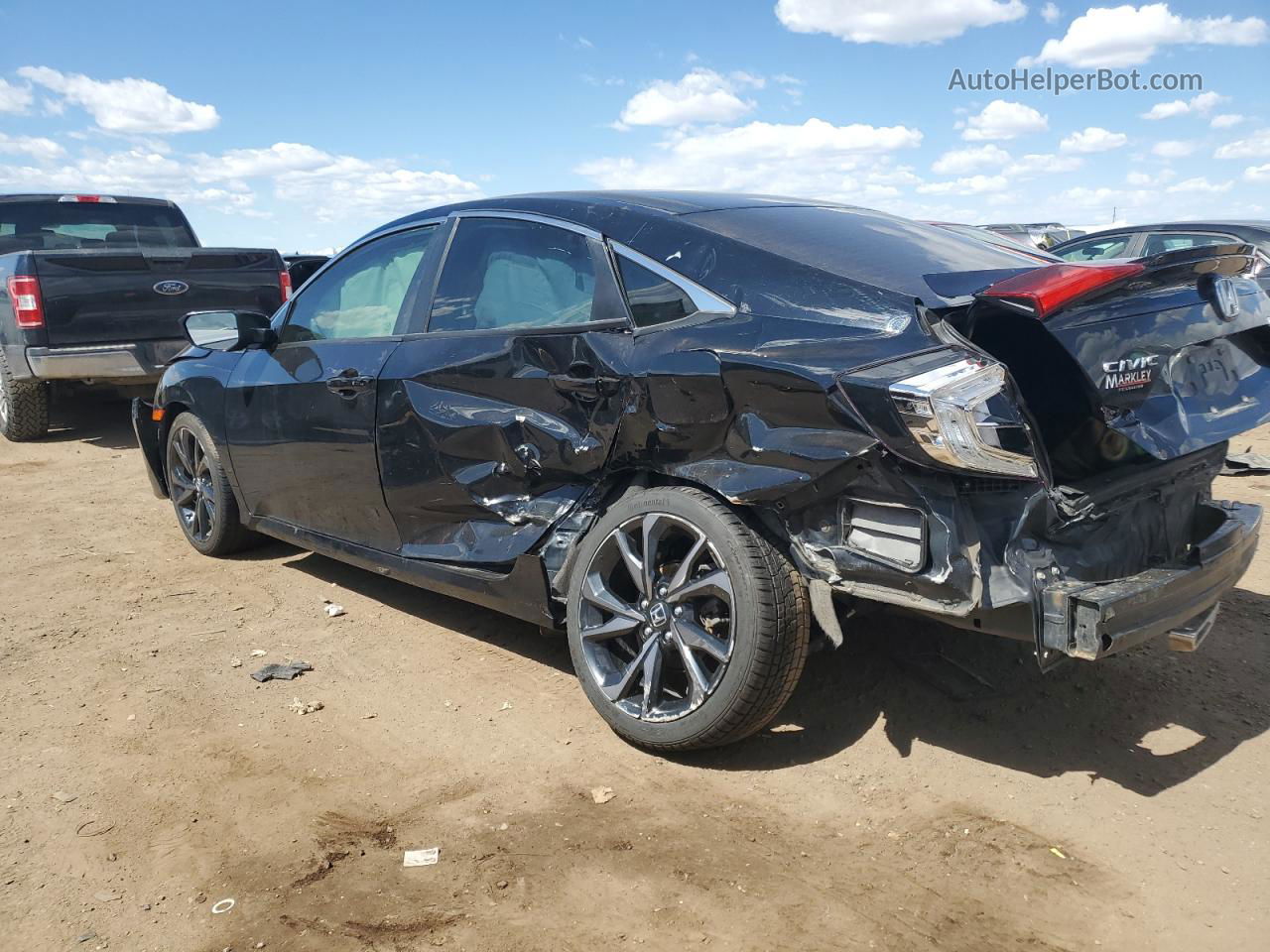 2019 Honda Civic Sport Black vin: 19XFC2F89KE038038