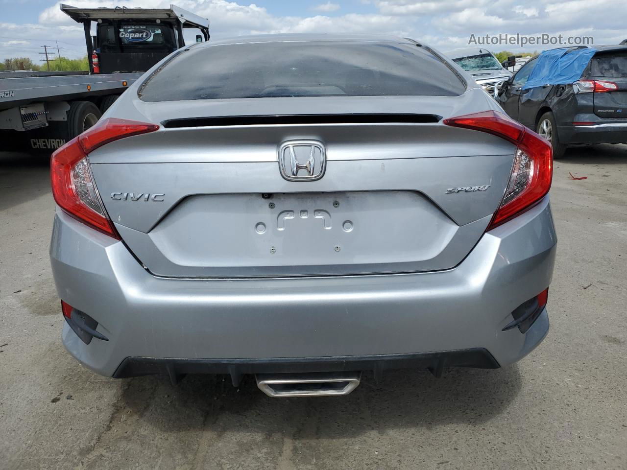 2020 Honda Civic Sport Silver vin: 19XFC2F89LE007843