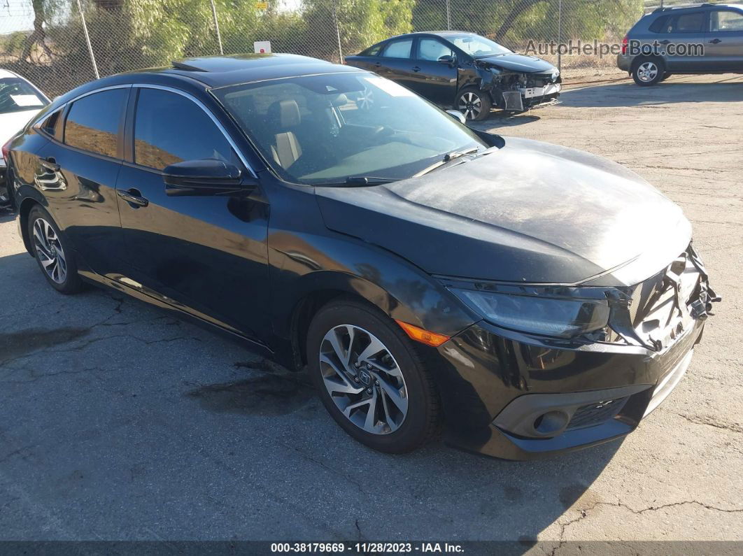 2016 Honda Civic Sedan Ex Black vin: 19XFC2F8XGE048259