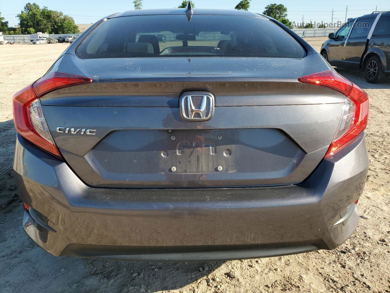 2017 Honda Civic Ex Gray vin: 19XFC2F8XHE030085