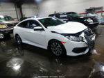 2017 Honda Civic Sedan Ex White vin: 19XFC2F8XHE038638