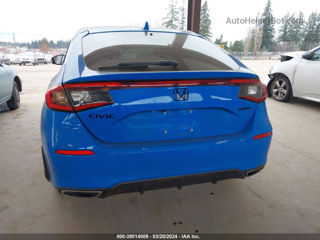 2023 Honda Civic Sport Touring Blue vin: 19XFL1H81PE011737