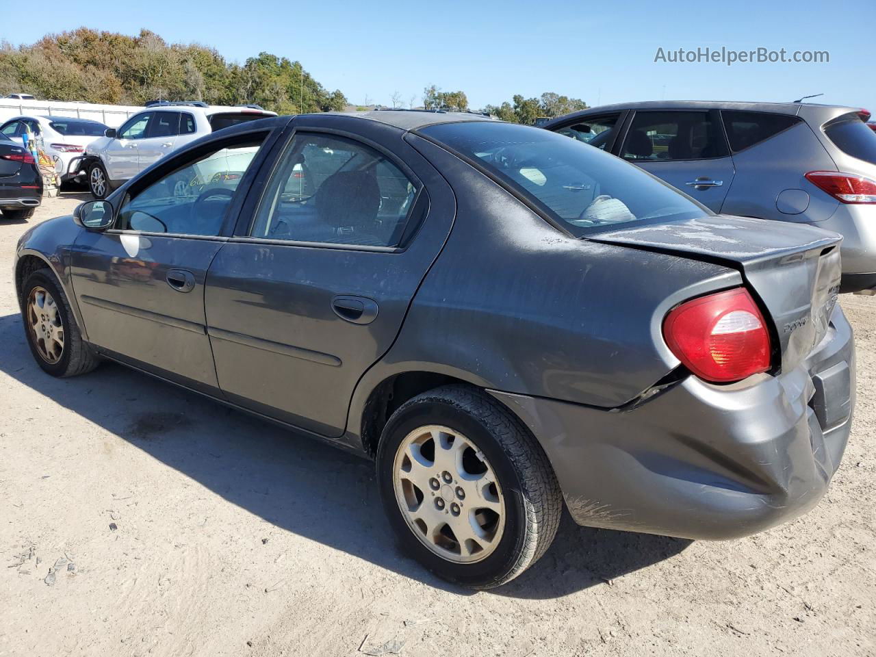 2004 Dodge Neon Sxt Gray vin: 1B3AS56C34D567283