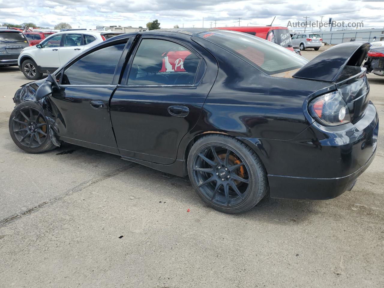 2004 Dodge Neon Srt-4 Black vin: 1B3AS66S44D553535