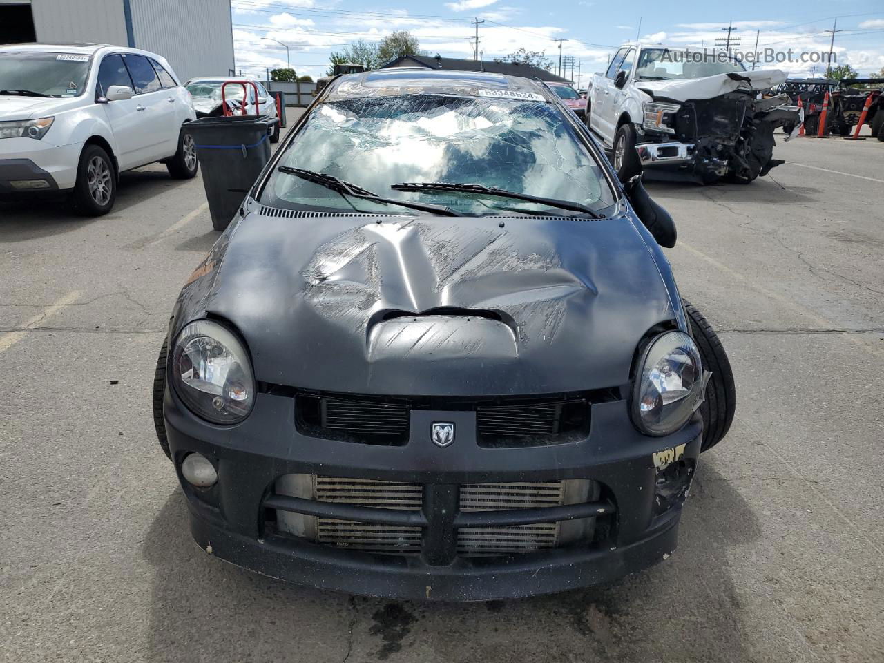 2004 Dodge Neon Srt-4 Black vin: 1B3AS66S44D553535