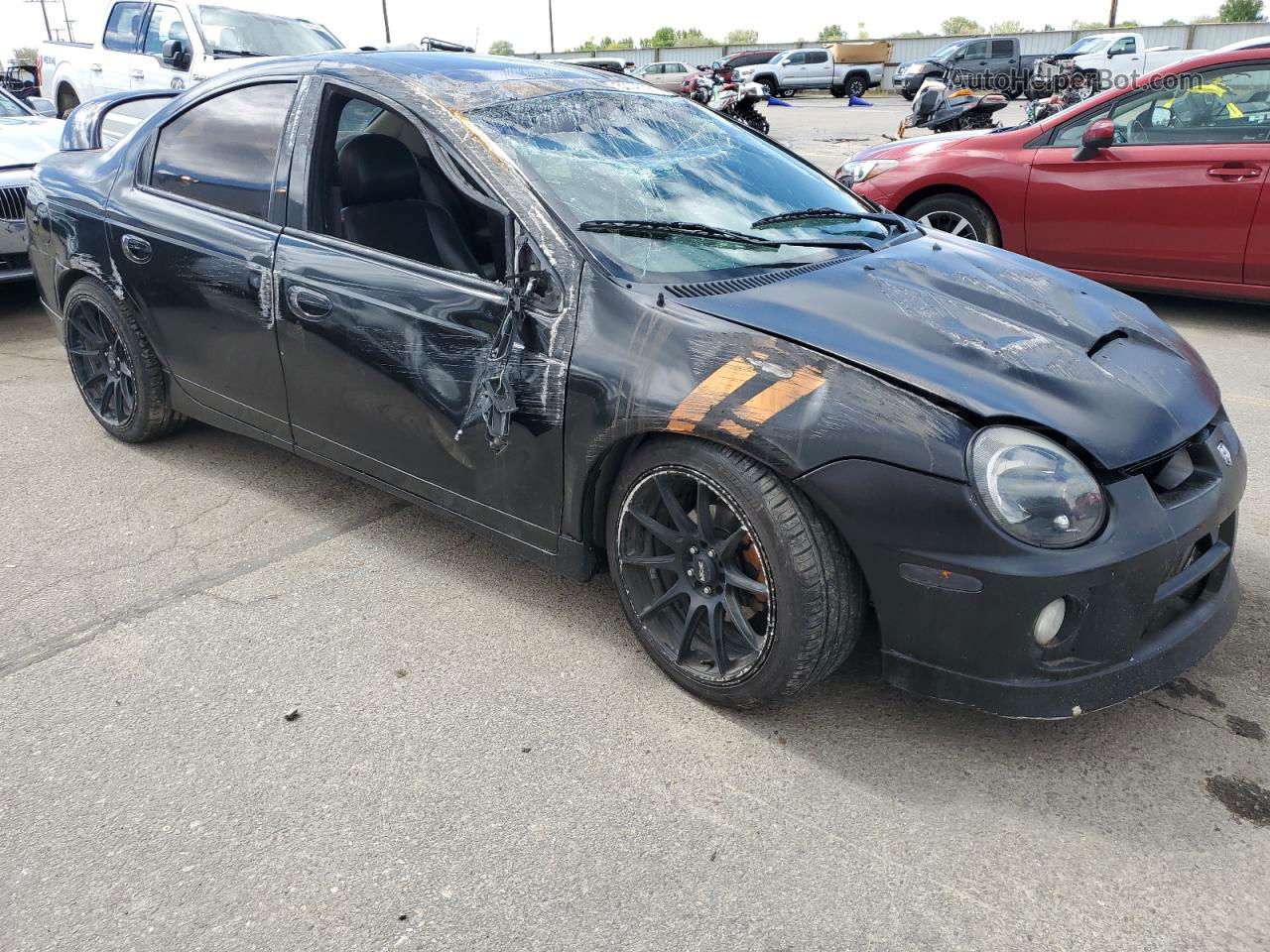 2004 Dodge Neon Srt-4 Black vin: 1B3AS66S44D553535