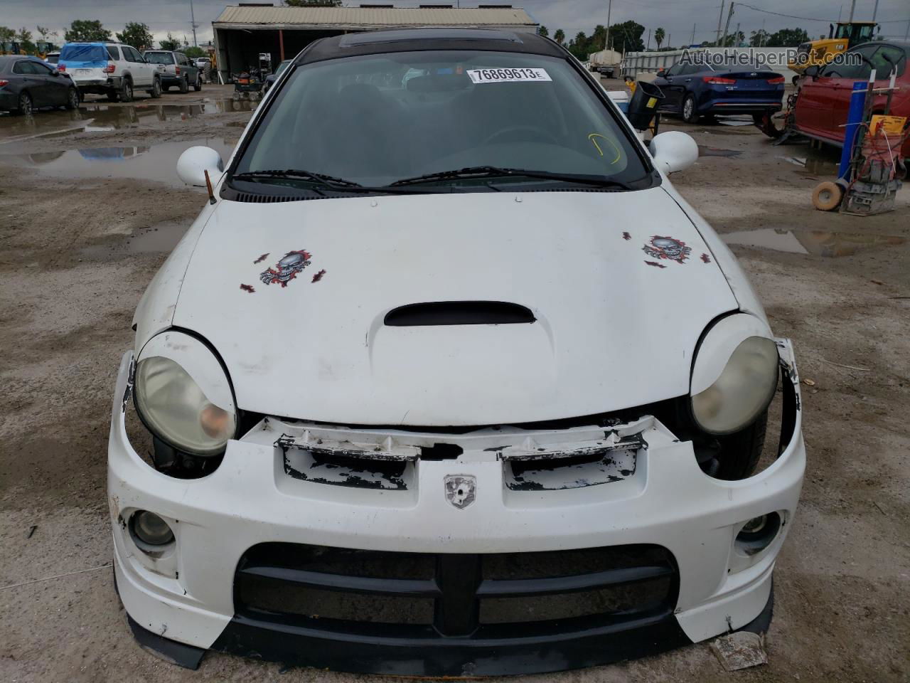 2004 Dodge Neon Srt-4 White vin: 1B3AS66S74D615946