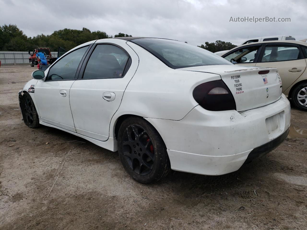 2004 Dodge Neon Srt-4 White vin: 1B3AS66S74D615946