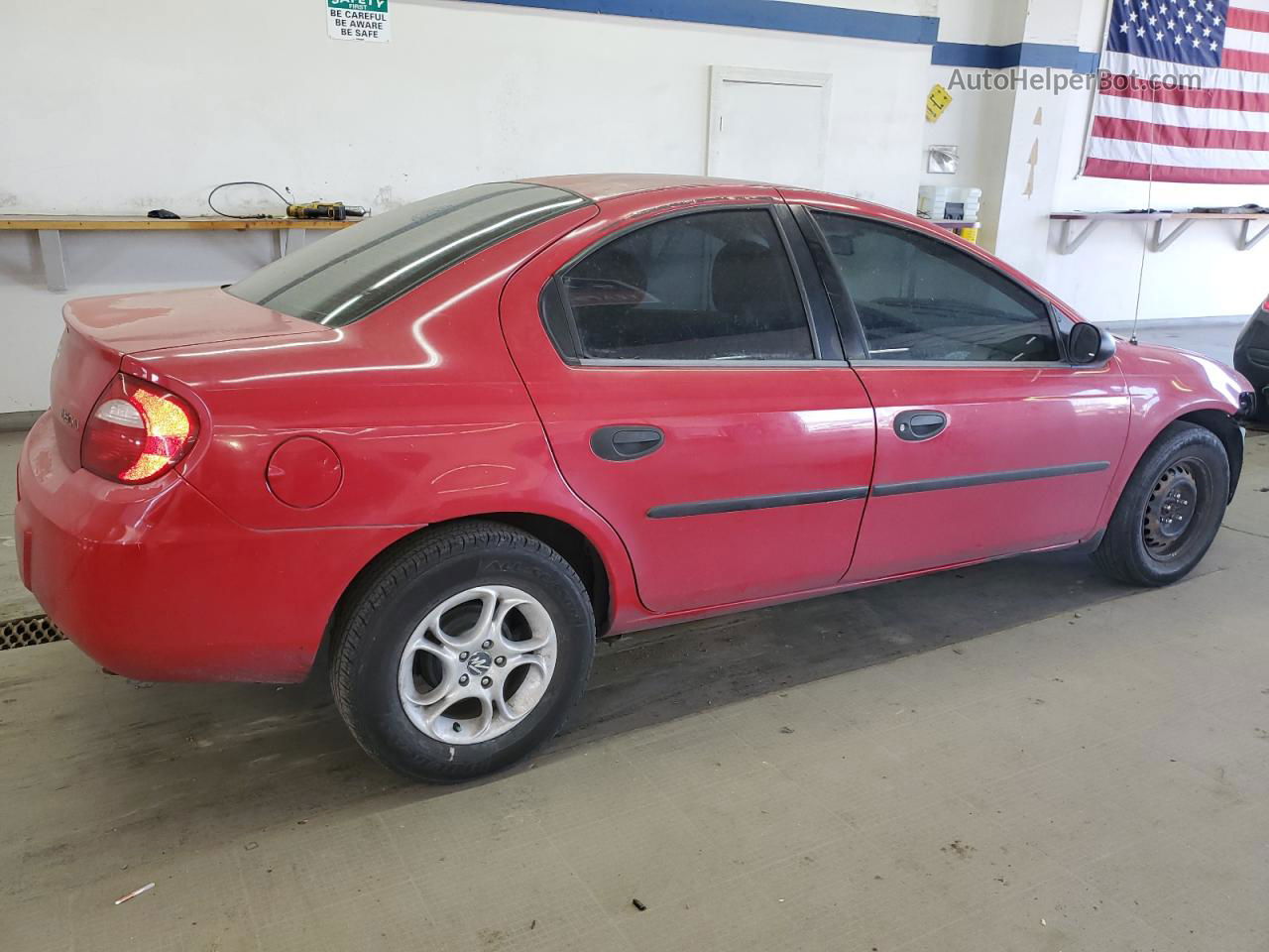 2004 Dodge Neon Base Red vin: 1B3ES26C04D525069