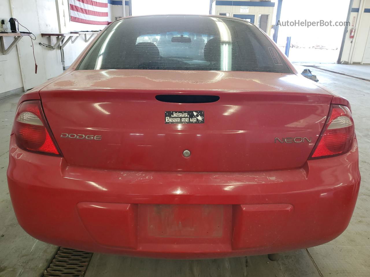 2004 Dodge Neon Base Red vin: 1B3ES26C04D525069