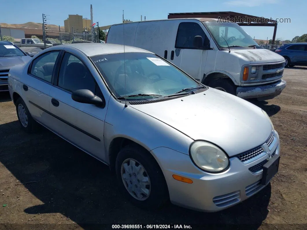 2004 Dodge Neon Se Серебряный vin: 1B3ES26C04D606881