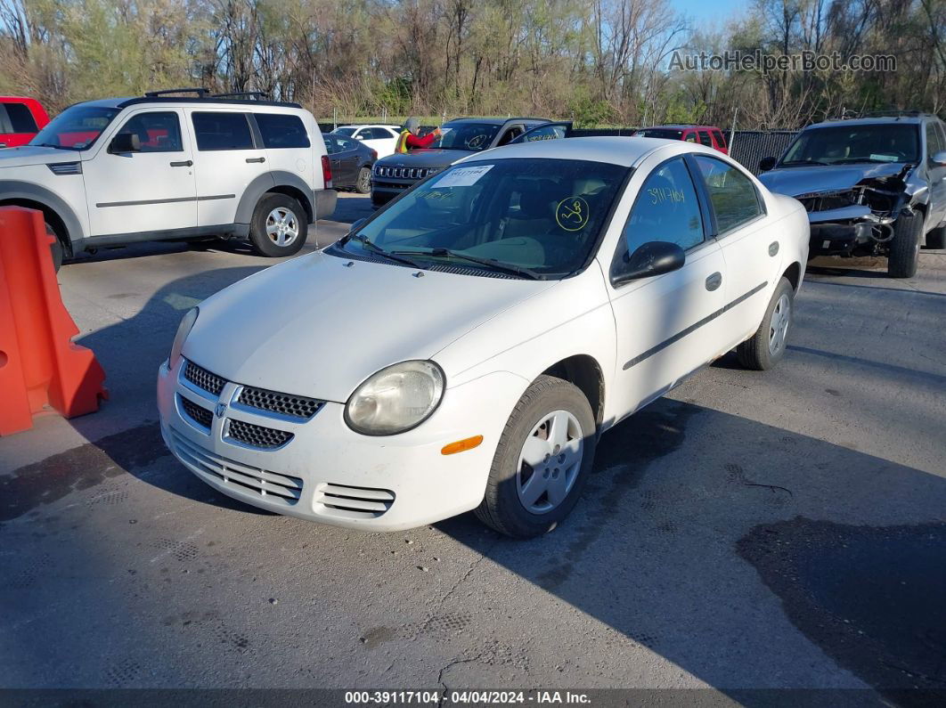 2004 Dodge Neon Se White vin: 1B3ES26C04D623227