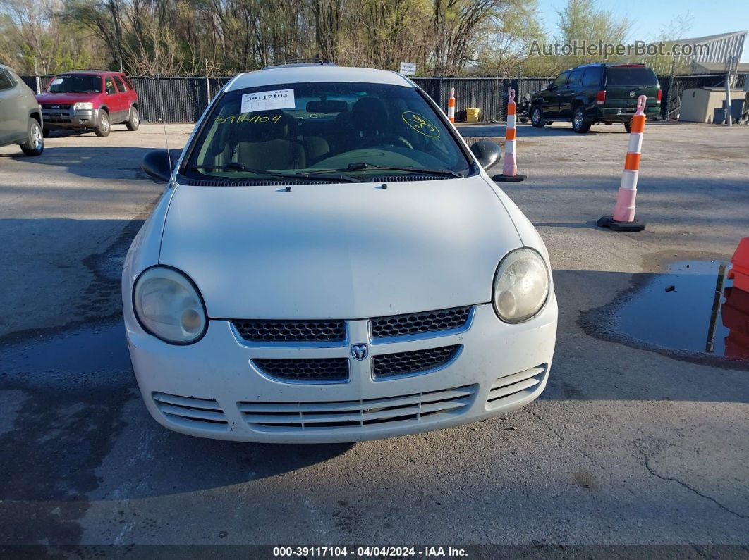 2004 Dodge Neon Se White vin: 1B3ES26C04D623227