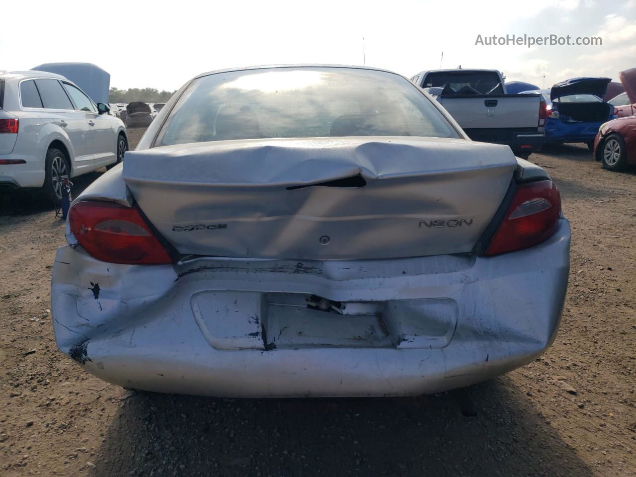 2004 Dodge Neon Base Silver vin: 1B3ES26C14D520253