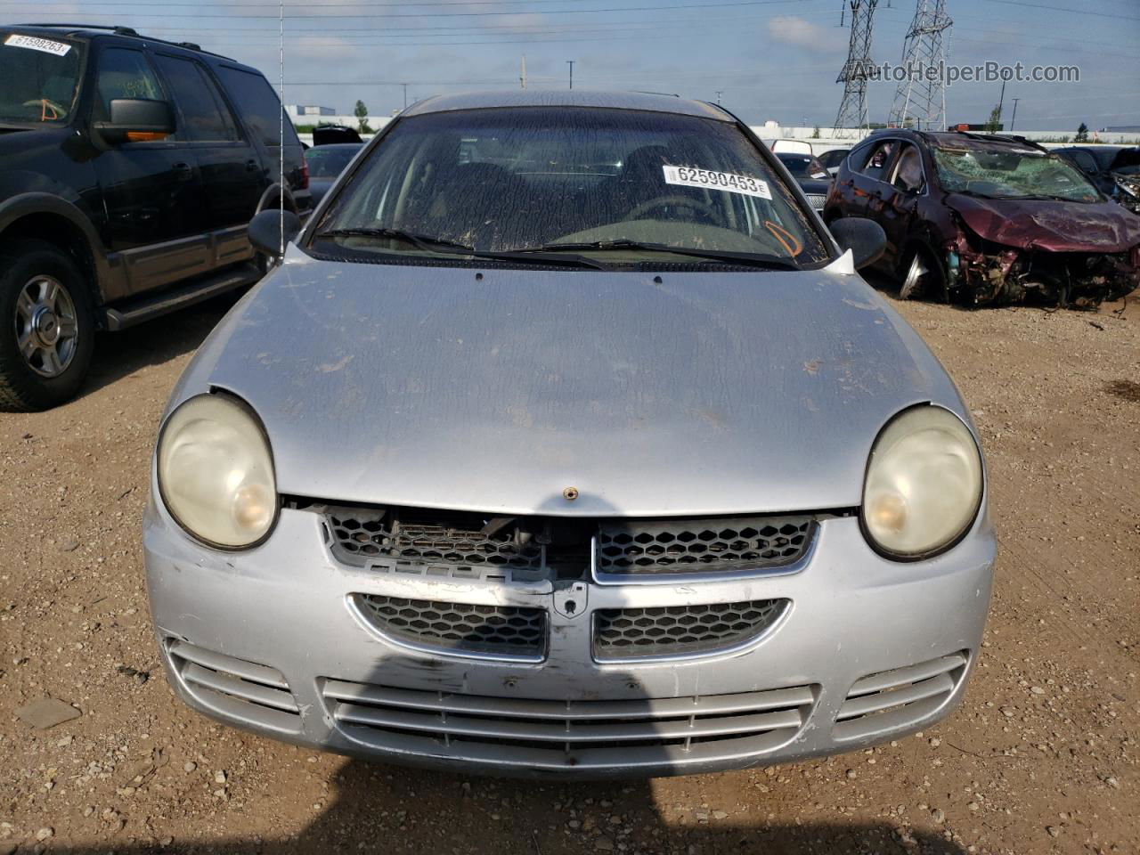 2004 Dodge Neon Base Silver vin: 1B3ES26C14D520253