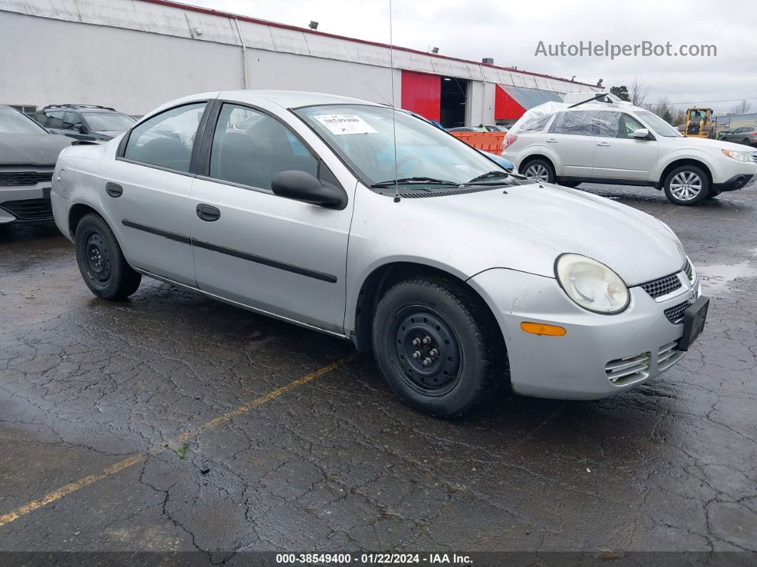 2004 Dodge Neon Se Silver vin: 1B3ES26C14D624094