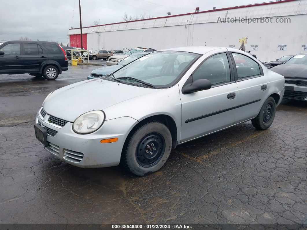 2004 Dodge Neon Se Silver vin: 1B3ES26C14D624094