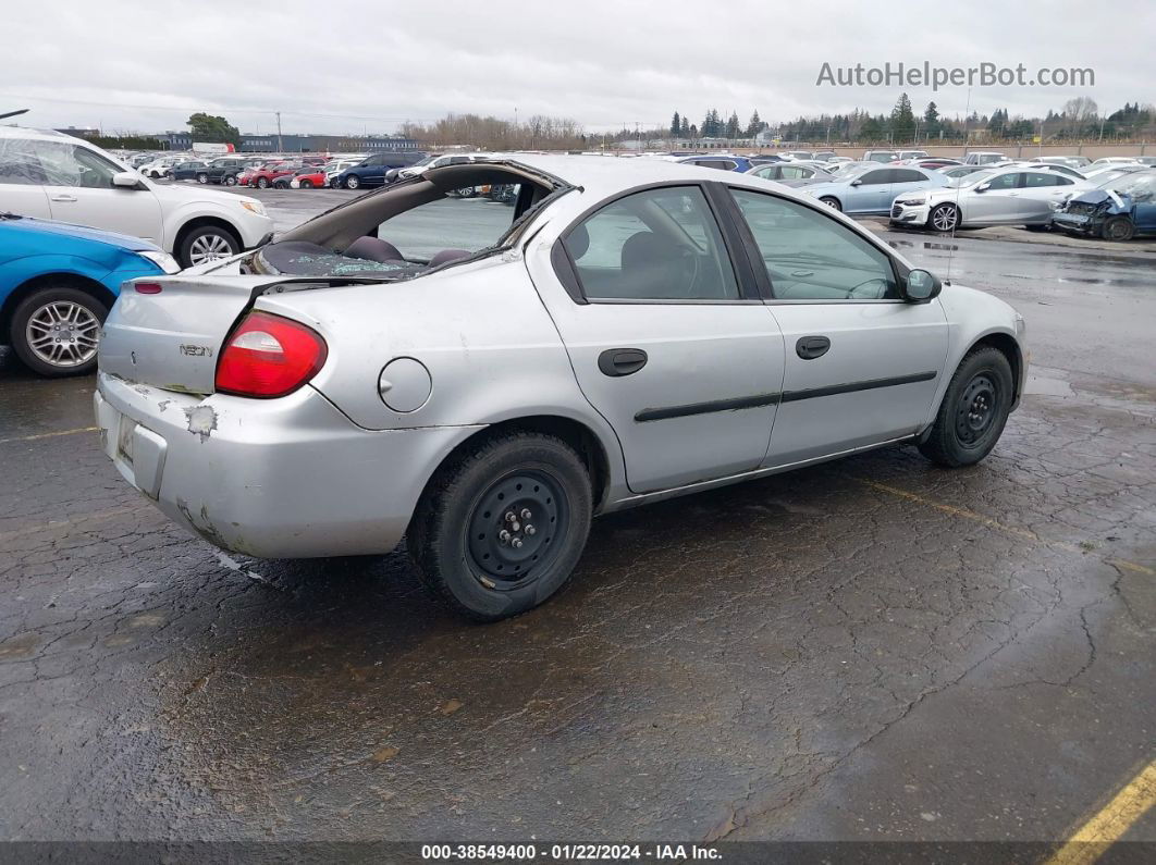 2004 Dodge Neon Se Silver vin: 1B3ES26C14D624094