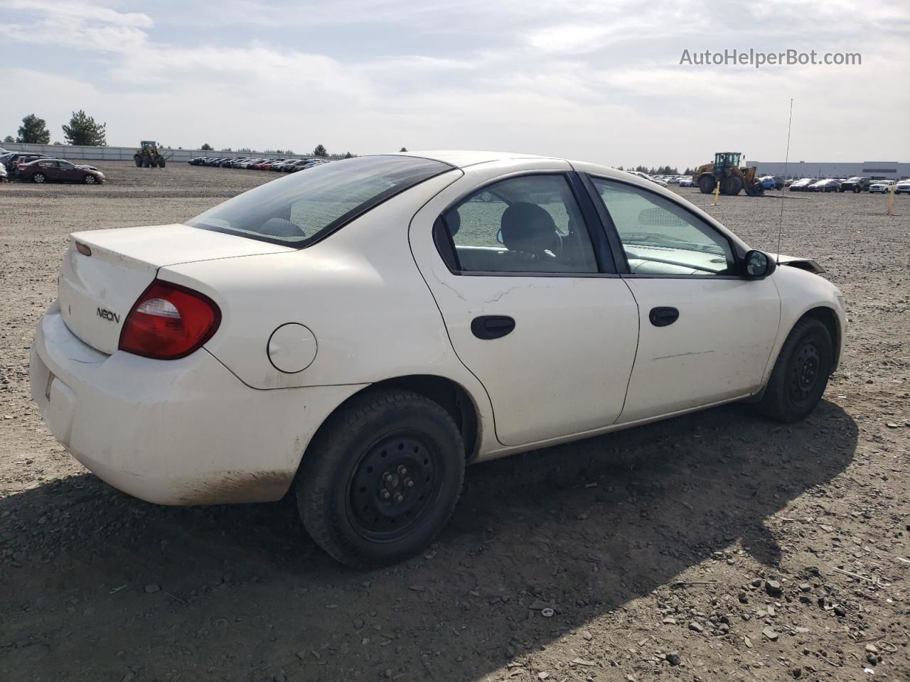 2004 Dodge Neon Base White vin: 1B3ES26C14D624791