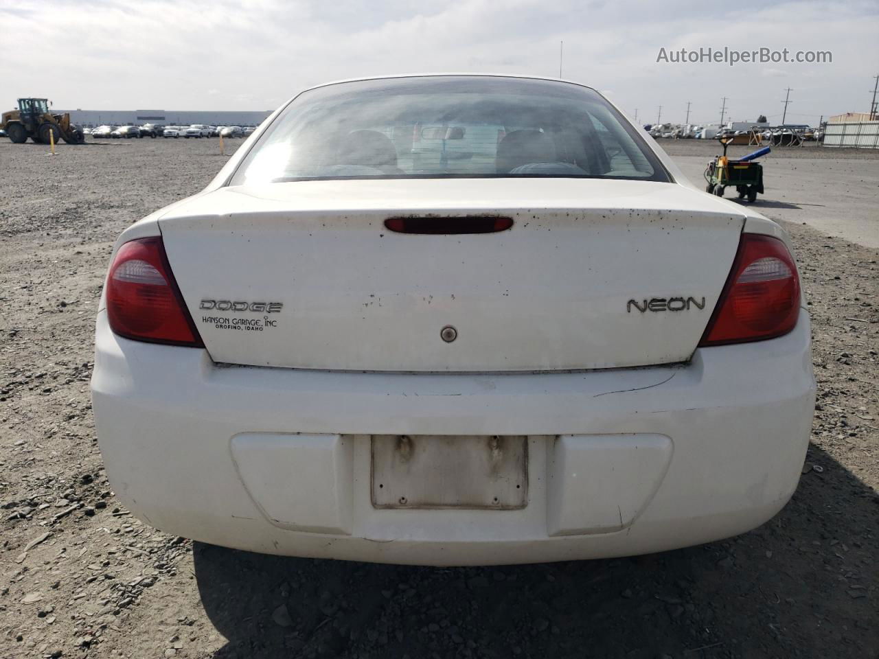 2004 Dodge Neon Base White vin: 1B3ES26C14D624791