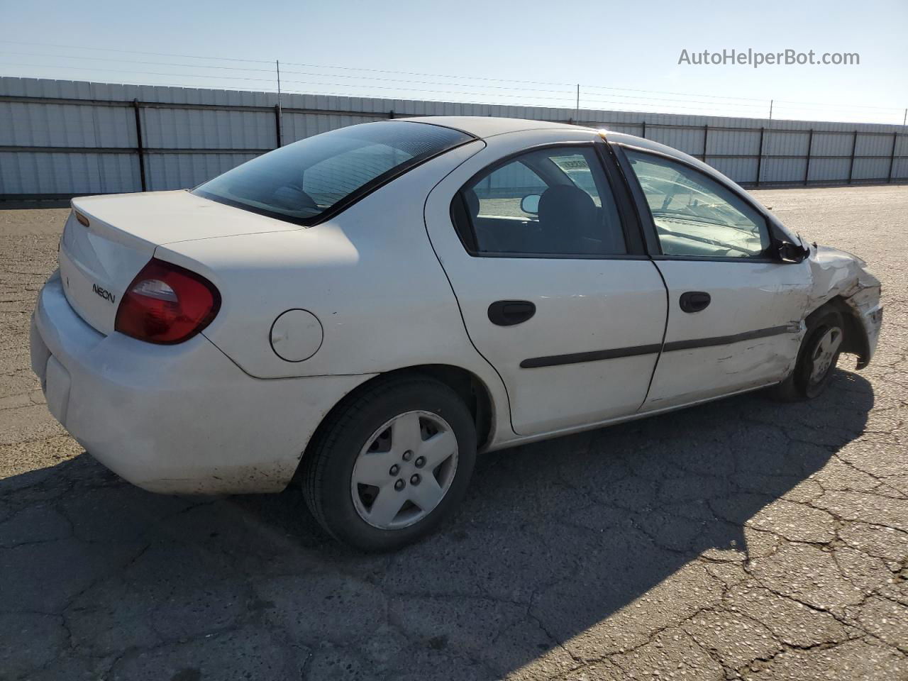 2004 Dodge Neon Base White vin: 1B3ES26C24D506281