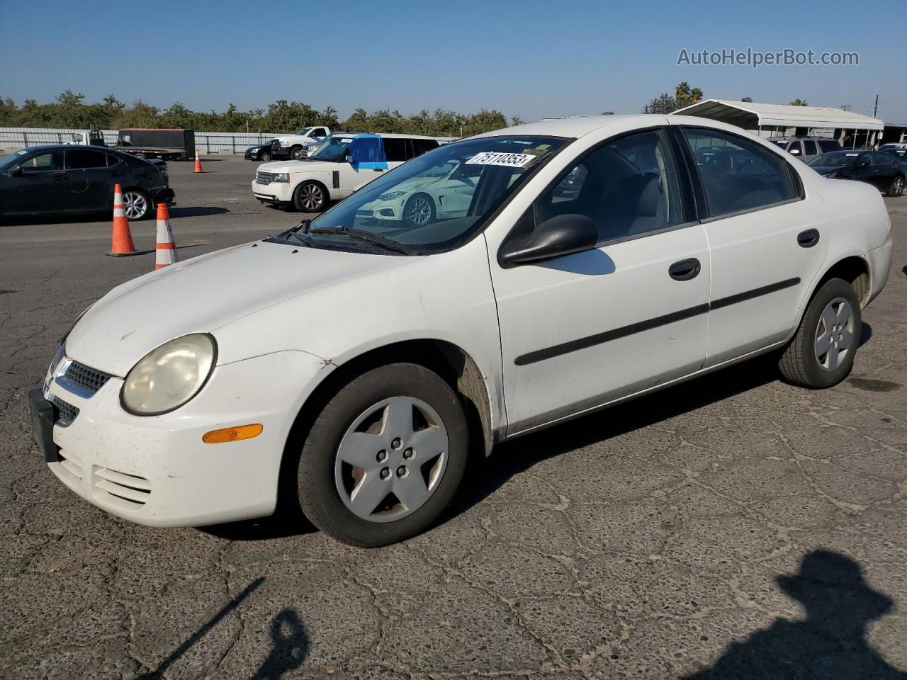 2004 Dodge Neon Base White vin: 1B3ES26C24D506281