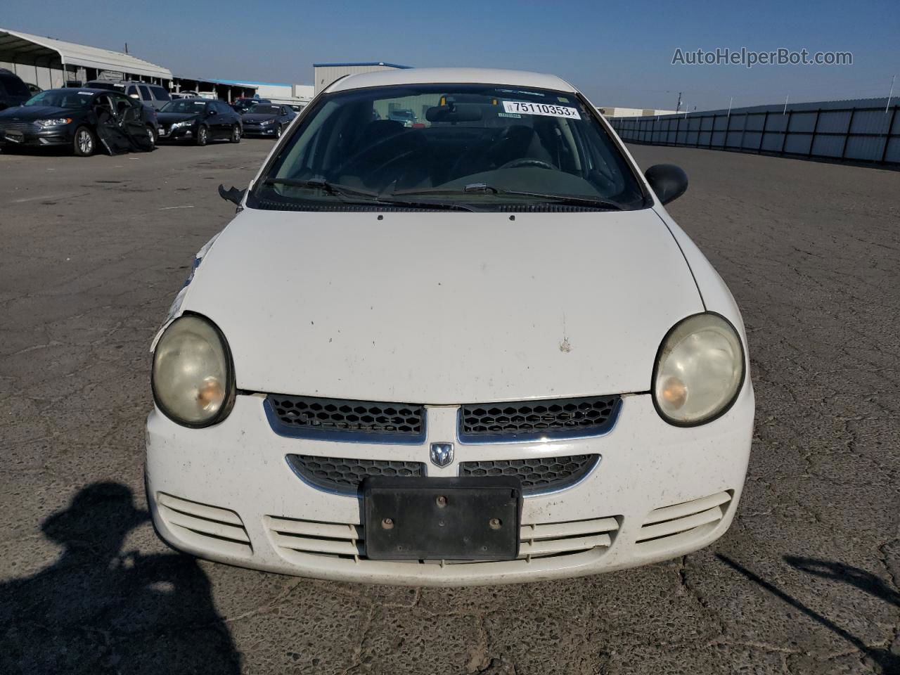 2004 Dodge Neon Base White vin: 1B3ES26C24D506281